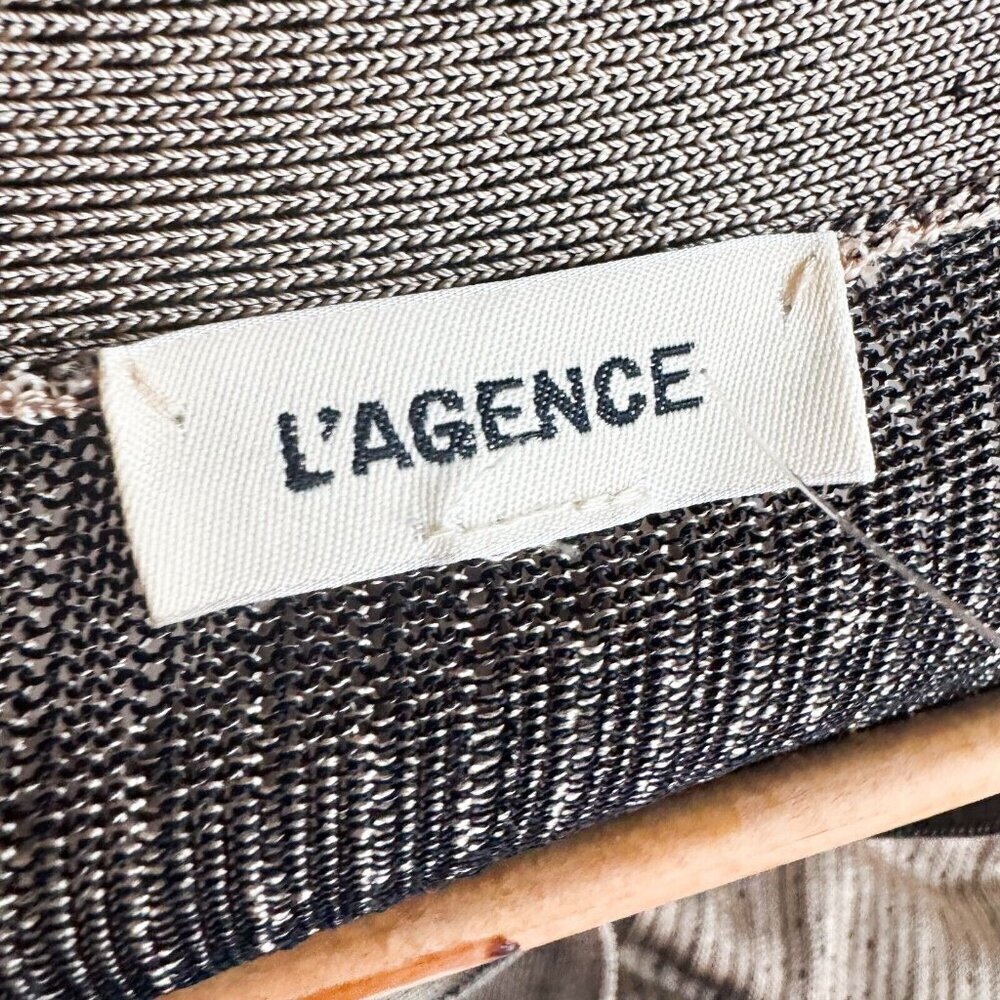 L'AGENCE Millie Cardigan Beige S - Picture 8 of 8
